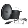 Galloway Dutch Oven 6.0 BBQ-Topf Gusseisen Voreingebrannt Größe M / 6 Qt -Online Gartenbedarf 10038581 yy 0001 titel