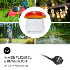 Power Mushroom Smart Gartensteckdose WiFi-Steuerung 3680 Watt IP44 13 Power Mushroom Smart Gartensteckdose WiFi-Steuerung 3680 Watt IP44 -Online Gartenbedarf 10038626 de 0005 logo