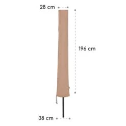 Shield Premium Schutzhülle Sonnenschirm Bis Ø 300 Cm UV-beständig -Online Gartenbedarf 10038725 yy 0008 dimensions