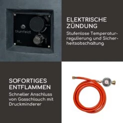 Pilos Gas-Feuerstelle 40.000BTU/13kW Abdeckung Edelstahlbrenner -Online Gartenbedarf 10039400 de 0005 logo