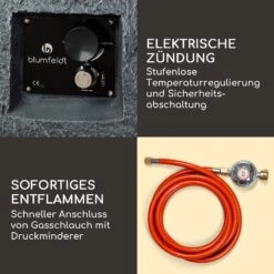 Andros Gas-Feuerstelle 40.000BTU/13kW Deckel Edelstahlbrenner -Online Gartenbedarf 10039405 de 0005 logo