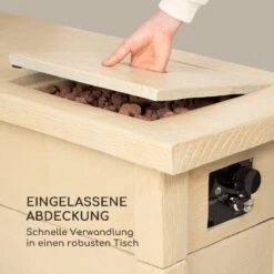 Corinth Gas-Feuerstelle 40.000BTU/13kW Abdeckung Edelstahlbrenner 13 Corinth Gas-Feuerstelle 40.000BTU/13kW Abdeckung Edelstahlbrenner -Online Gartenbedarf 10039408 de 0004 logo