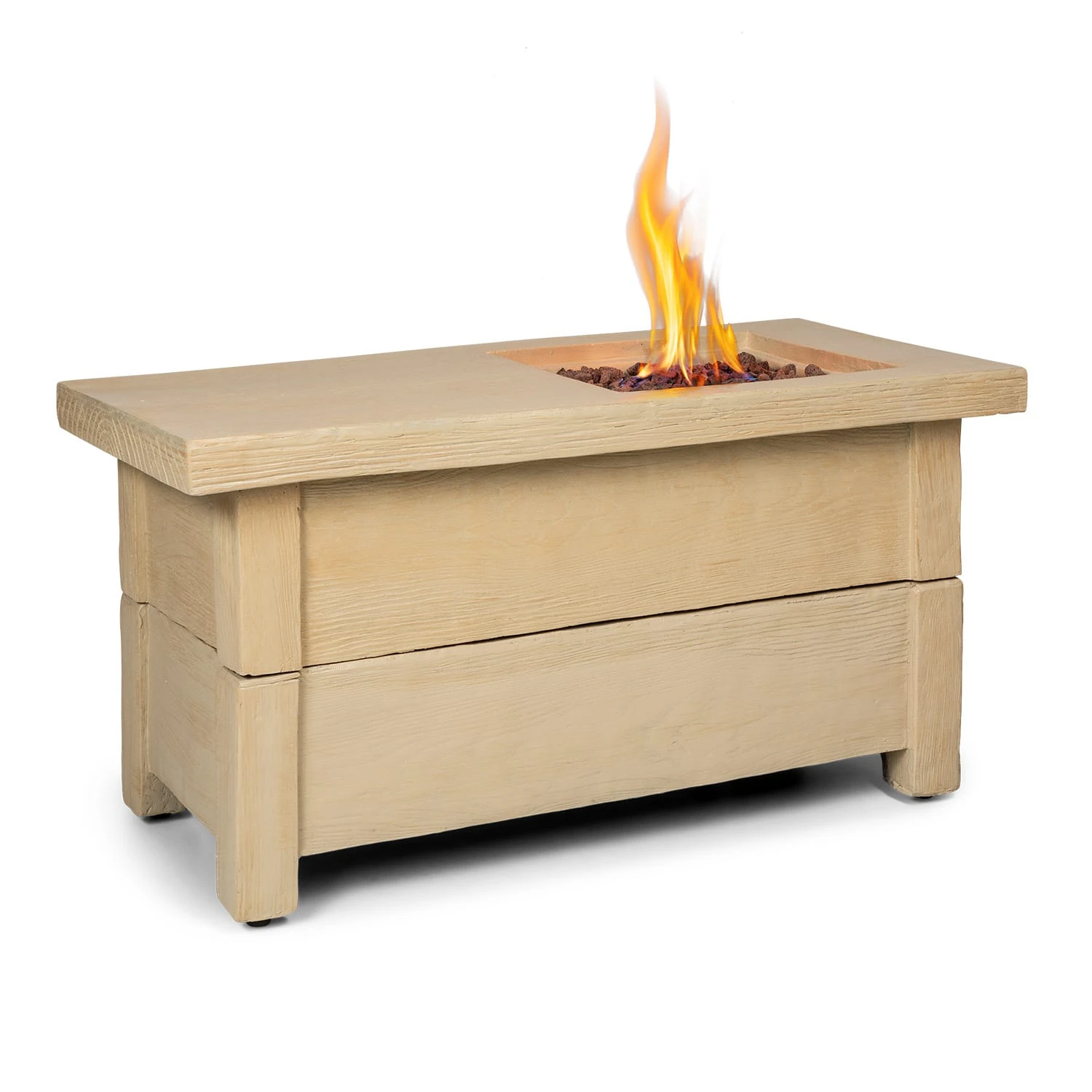 Corinth Gas-Feuerstelle 40.000BTU/13kW Abdeckung Edelstahlbrenner 3 Corinth Gas-Feuerstelle 40.000BTU/13kW Abdeckung Edelstahlbrenner