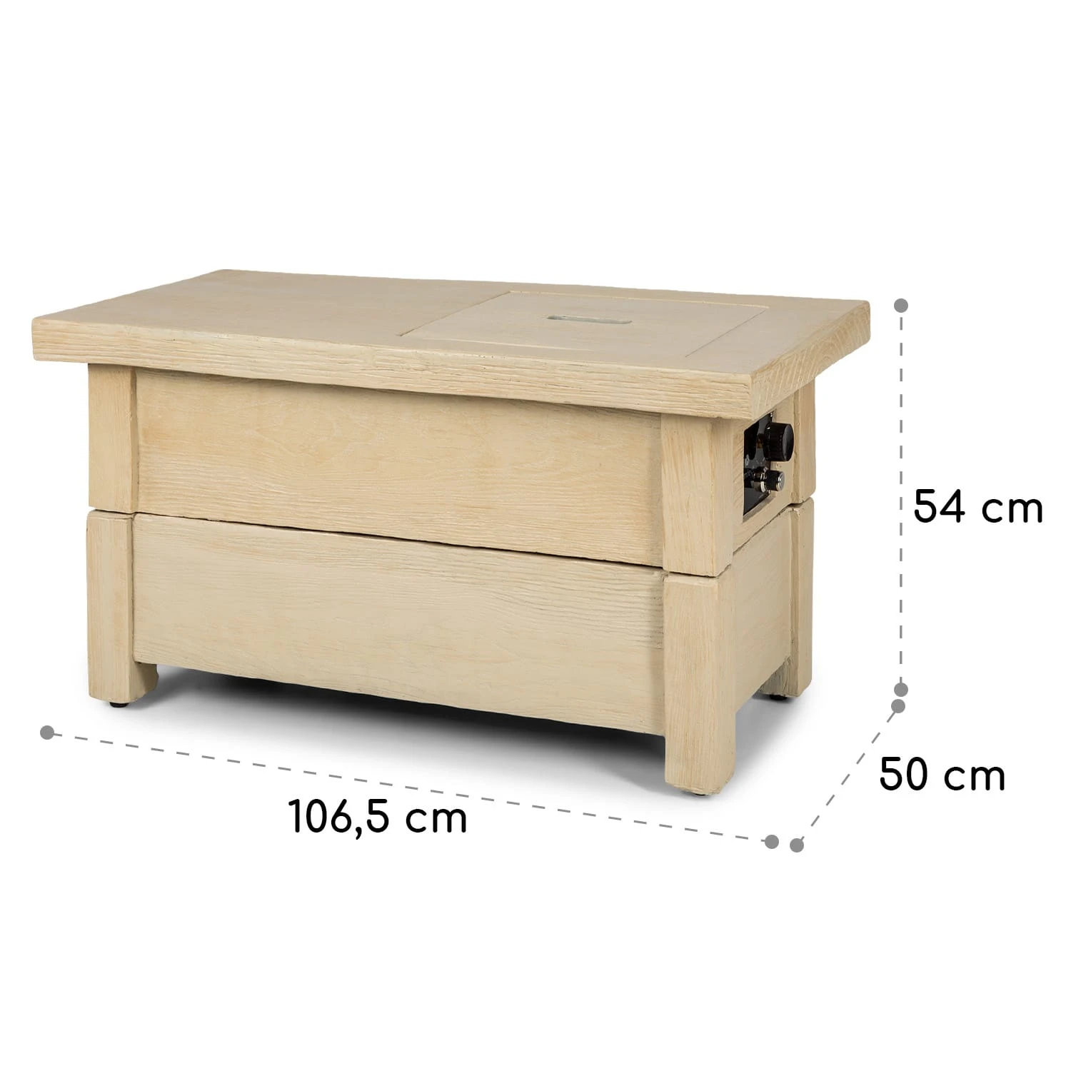Corinth Gas-Feuerstelle 40.000BTU/13kW Abdeckung Edelstahlbrenner 10 Corinth Gas-Feuerstelle 40.000BTU/13kW Abdeckung Edelstahlbrenner – Bild 8
