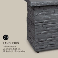 Anafi Gas-Feuerstelle 40.000BTU/13kW Abdeckung Edelstahlbrenner -Online Gartenbedarf 10039410 de 0006 logo