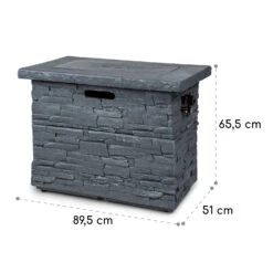 Anafi Gas-Feuerstelle 40.000BTU/13kW Abdeckung Edelstahlbrenner -Online Gartenbedarf 10039410 yy 0008 logo