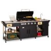 Jersey Outdoor Kitchen Gasgrill Spüle 20,7 KW 5+1 Brenner Mobil -Online Gartenbedarf 10039854 yy 0001 titel