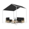 Blumfeldt La Rochelle Gazebo Schrägdach UV 50+ Aluminium Polyester -Online Gartenbedarf 10040098 yy 0001 titel