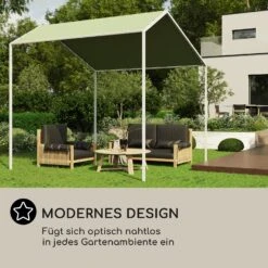 Blumfeldt La Rochelle Gazebo Schrägdach UV 50+ Aluminium Polyester -Online Gartenbedarf 10040100 de 0005 logo