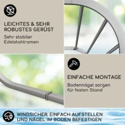 Orleans Gazebo 300 X 220 X 300 Cm Schiebedach UV-Schutz 50+ Leicht -Online Gartenbedarf 10040119 de 0003 logo