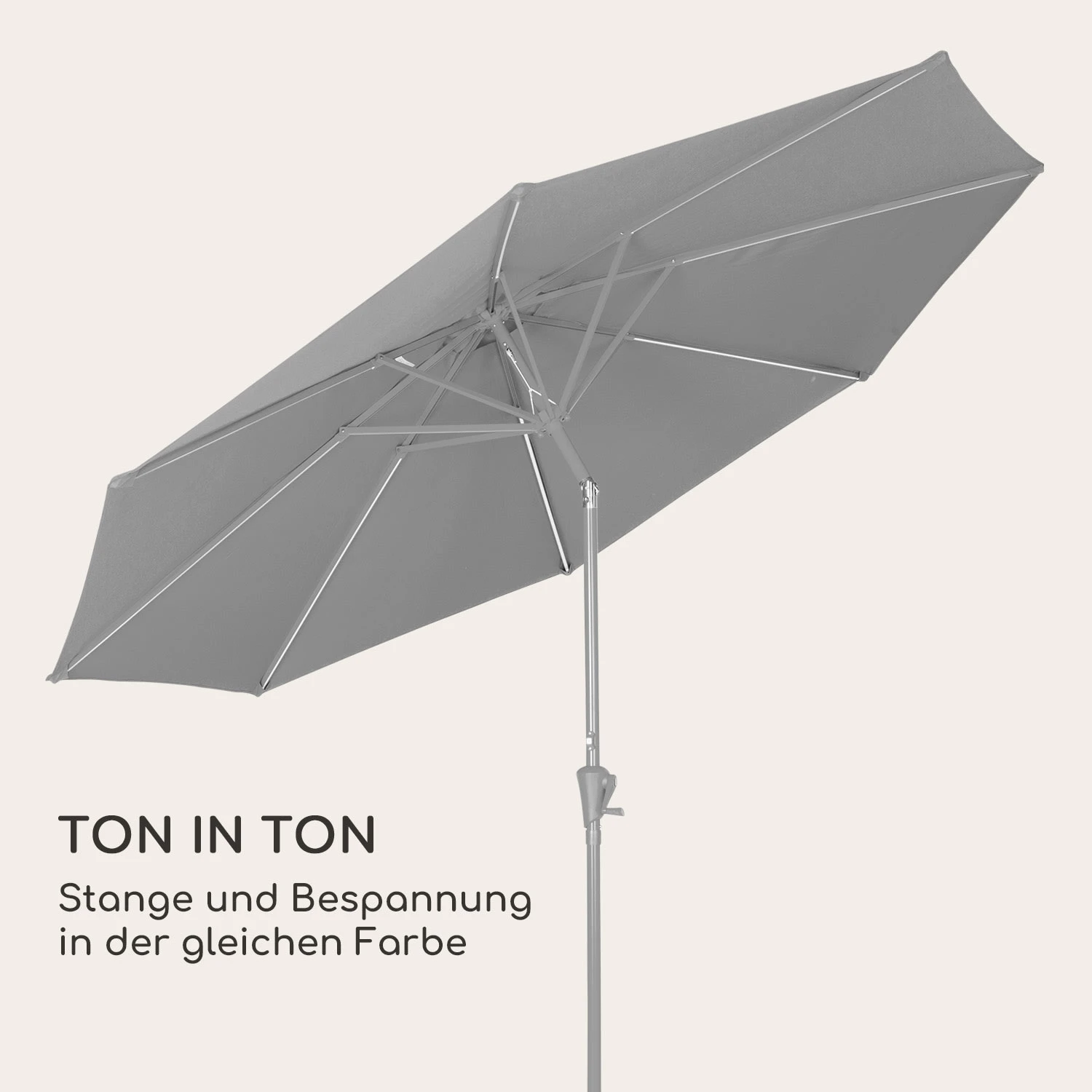 Blumfeldt Calais Sonnenschirm LED Aluminium-Rahmen Polyester-Bespannung UV 50 10 Blumfeldt Calais Sonnenschirm LED Aluminium-Rahmen Polyester-Bespannung UV 50 – Bild 8