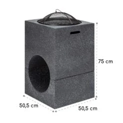 Blumfeldt Monolith Feuerschale Mit Grill MGO & Stahlschale Inkl. Funkenschutz 15 Blumfeldt Monolith Feuerschale Mit Grill MGO & Stahlschale Inkl. Funkenschutz -Online Gartenbedarf 10040240 yy 0007 dimensions