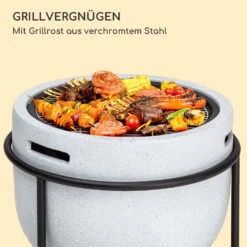 Blumfeldt Grail Feuerschale Mit Grill MGO & Stahlschale Inkl. Funkenschutz -Online Gartenbedarf 10040243 de 0003 logo