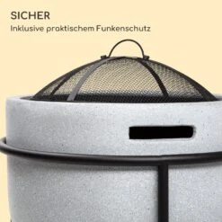 Blumfeldt Grail Feuerschale Mit Grill MGO & Stahlschale Inkl. Funkenschutz -Online Gartenbedarf 10040243 de 0004 logo