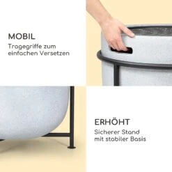 Blumfeldt Grail Feuerschale Mit Grill MGO & Stahlschale Inkl. Funkenschutz -Online Gartenbedarf 10040243 de 0005 logo