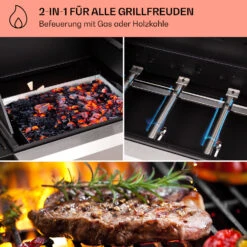 Kingsville 4.1 Kombigrill Gas + Kohle 13,7 KW 4+1 Brenner -Online Gartenbedarf 10040271 de 0003 usp