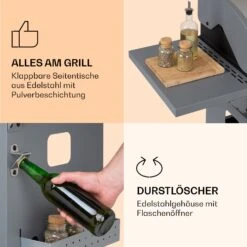 Lucifer 4 Gasgrill 4 X 3,6 KW Brenner 69x45cm Grill Edelstahl Mobil -Online Gartenbedarf 10040281 de 0005 logo