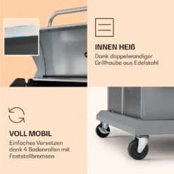 Lucifer 4 Gasgrill 4 X 3,6 KW Brenner 69x45cm Grill Edelstahl Mobil -Online Gartenbedarf 10040281 de 0006 logo