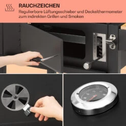 Aberdeen Single Holzkohlegrill -Online Gartenbedarf 10040292 de 0005 usp