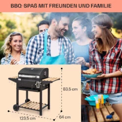 Aberdeen Single Holzkohlegrill -Online Gartenbedarf 10040292 de 0007 usp