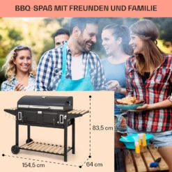 Aberdeen Double Holzkohlegrill Smoker Thermometer 2 Seitentische Mobil 17 Aberdeen Double Holzkohlegrill Smoker Thermometer 2 Seitentische Mobil -Online Gartenbedarf 10040293 de 0007 usp