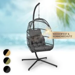 Biarritz Individuelle Hängesessel PE Aluminium Polyrattan 130 Kg