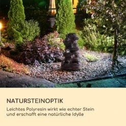 Stonehenge XL Solarbrunnen LED-Beleuchtung Polyresin Li-Ionen-Akku -Online Gartenbedarf 10040348 de 0003 logo