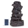 Stonehenge XL Solarbrunnen LED-Beleuchtung Polyresin Li-Ionen-Akku -Online Gartenbedarf 10040348 yy 0001 titel