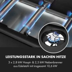 Valdosta 3.1 Gasgrill 3 X 2,8 KW + 2,5 KW Brenner Edelstahl Mobil -Online Gartenbedarf 10040704 de 0005 logo