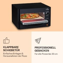 Arezzo Pizza-Ofen Herausnehmbarer Pizza-Stein Stahlgehäuse 1770 W 160 - 400 °C -Online Gartenbedarf 10041186 de 0004 logo