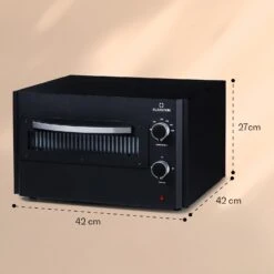 Arezzo Pizza-Ofen Herausnehmbarer Pizza-Stein Stahlgehäuse 1770 W 160 - 400 °C -Online Gartenbedarf 10041186 yy 0006 dimensions